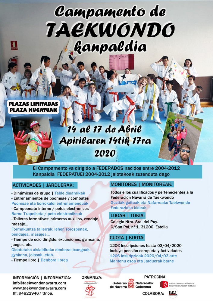 SUSPENSI&Oacute;N CAMPAMENTO SEMANA SANTA